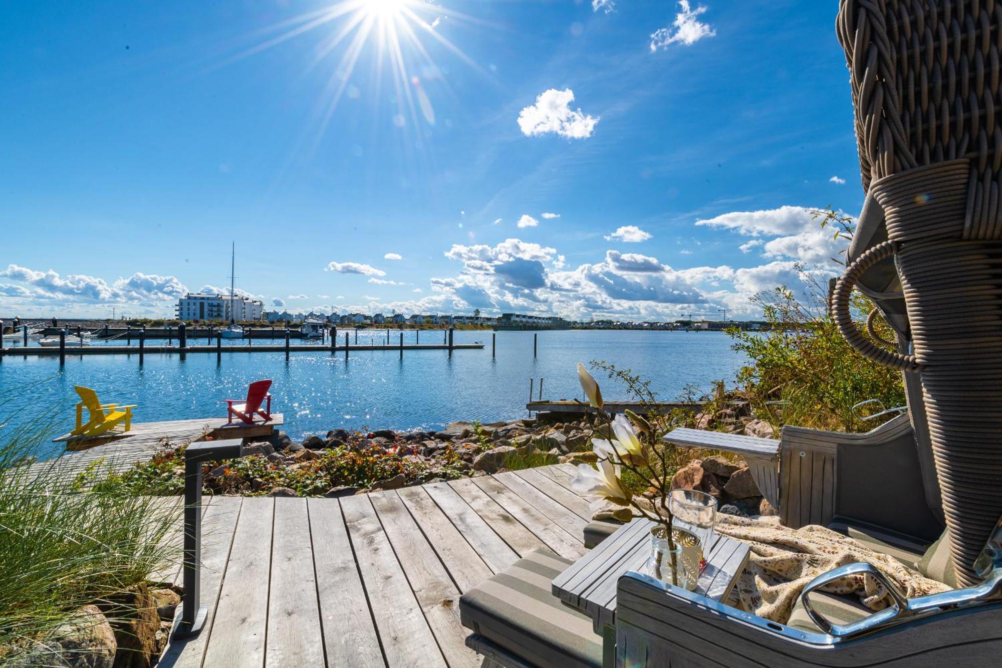 Hafenliebe- Sauna, Steg, Hafenblick, Kamin, Terrasse ออลเพนิทซ์ ภายนอก รูปภาพ