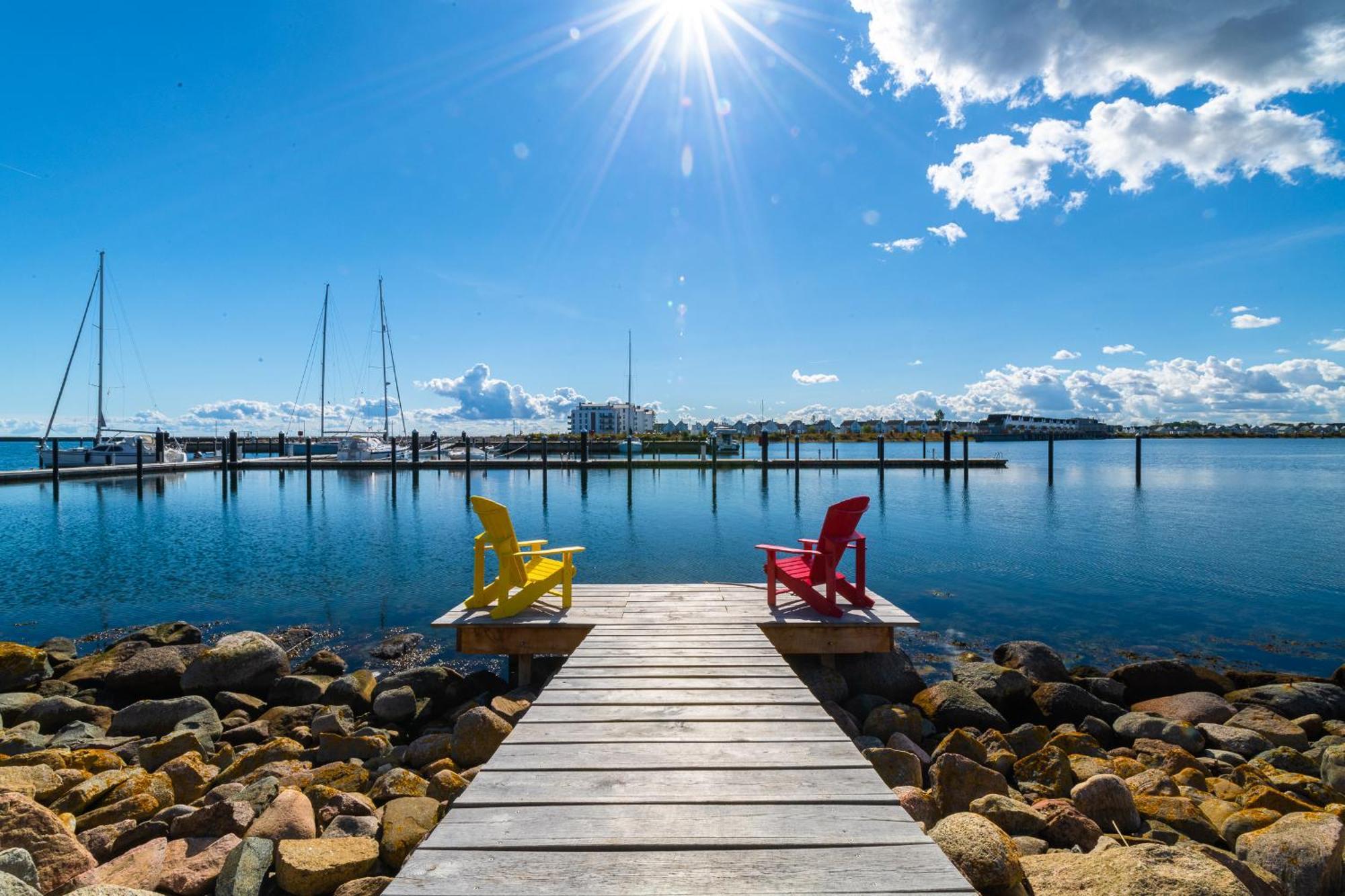 Hafenliebe- Sauna, Steg, Hafenblick, Kamin, Terrasse ออลเพนิทซ์ ภายนอก รูปภาพ